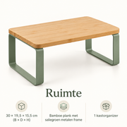 Ruimte — bamboe kastorganizer