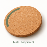 Boog — kurken onderzetters, set van 6